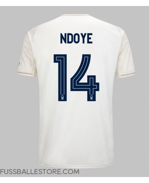 Günstige Nottingham Forest Dan Ndoye #14 Auswärtstrikot 2025-26 Kurzarm Günstige Nottingham Forest Dan Ndoye #14 Auswärtstrikot 2025-26 Kurzarm